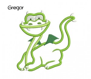 Stickserie - Knuffeldrachen